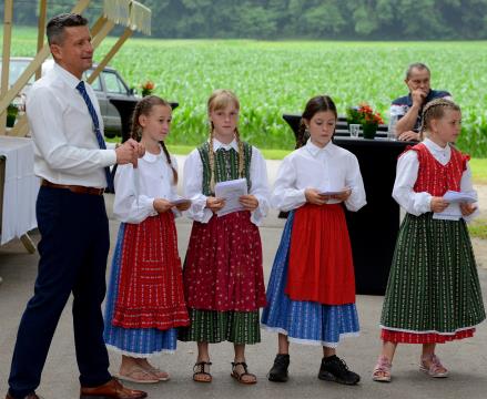 Občinska proslava ob dnevu državnosti in 10. obletnici Folklorne skupine Vodice 